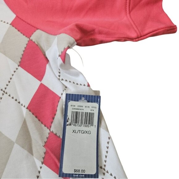 Izod Argyle Polo Golf Shirt - Picture 7 of 7